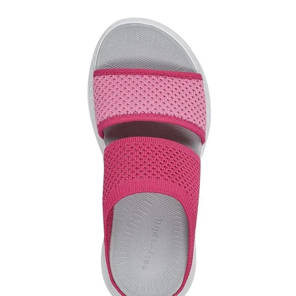 Easy Spirit Pink and Gray Slide Sandals Size 10. NWOT - Picture 6 of 10